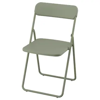 VIHALS folding chair, green, Width 43 x Depth 47 x Height 80 cm