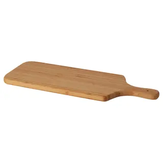 OSTBIT serving plate, bamboo, 42 cm