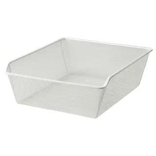 KOMPLEMENT mesh basket, white, 50x58 cm