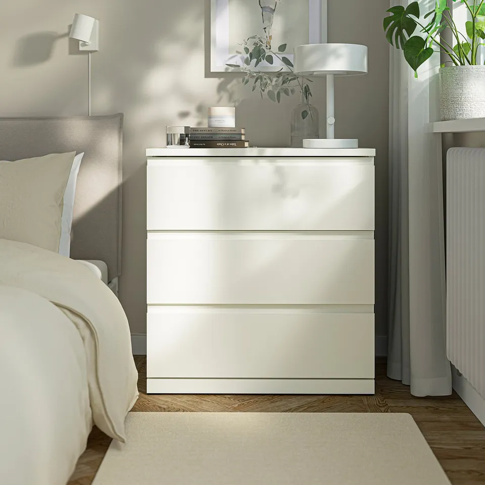 part: STORKLINTA chest of 3 drawers