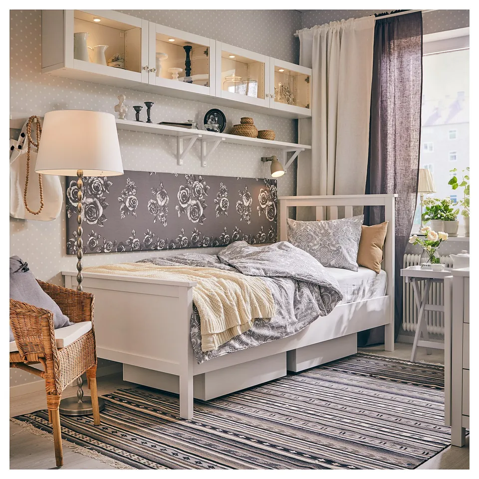 part: HEMNES bed frame